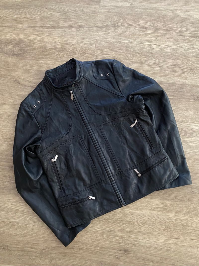 CAFERACER LEATHER JACKET| BIKER | CASUAL | OUTER, foto 9