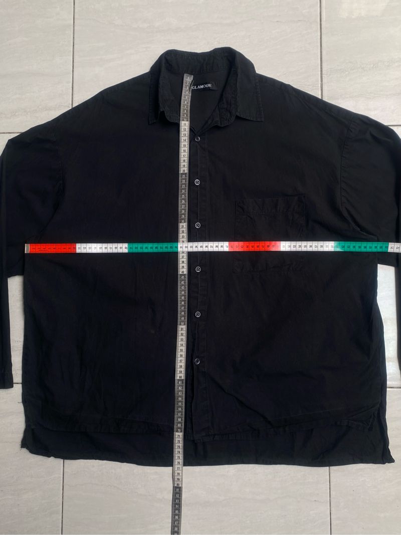 GLAMOUR Black Over Size Shirt, foto 4