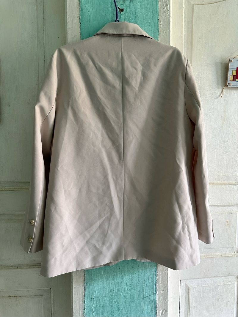Blazer polos cokelat, foto 2