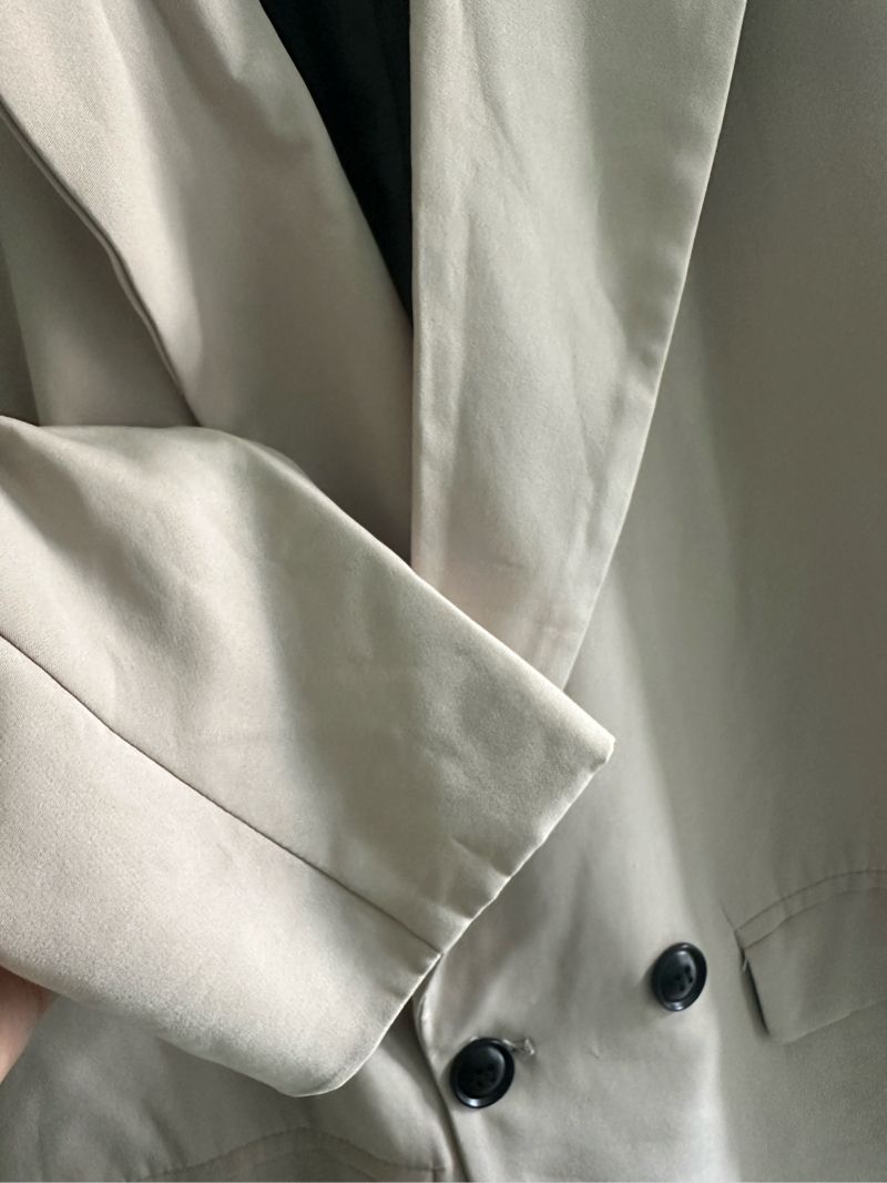 Blazer oversize krem, foto 3