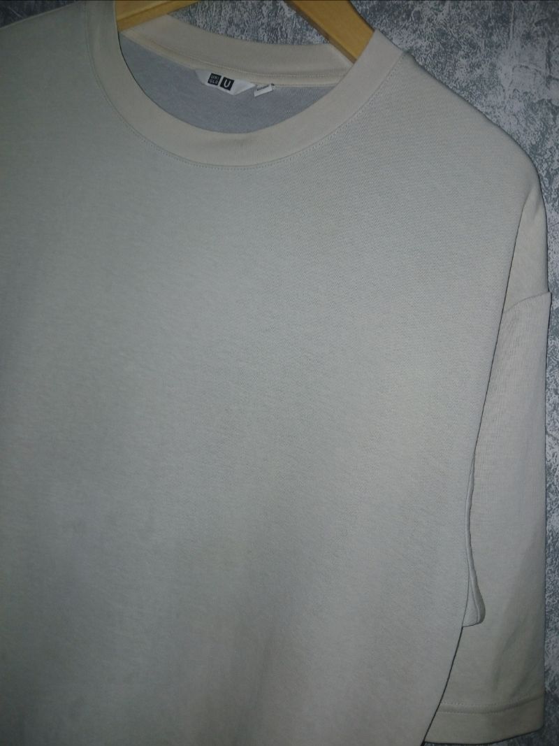 Kaos UNIQLO U AIRism basic oversize size L, foto 3