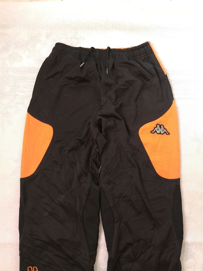 Celana Trackpant Kappa Polartech Black Orange Second, foto 3