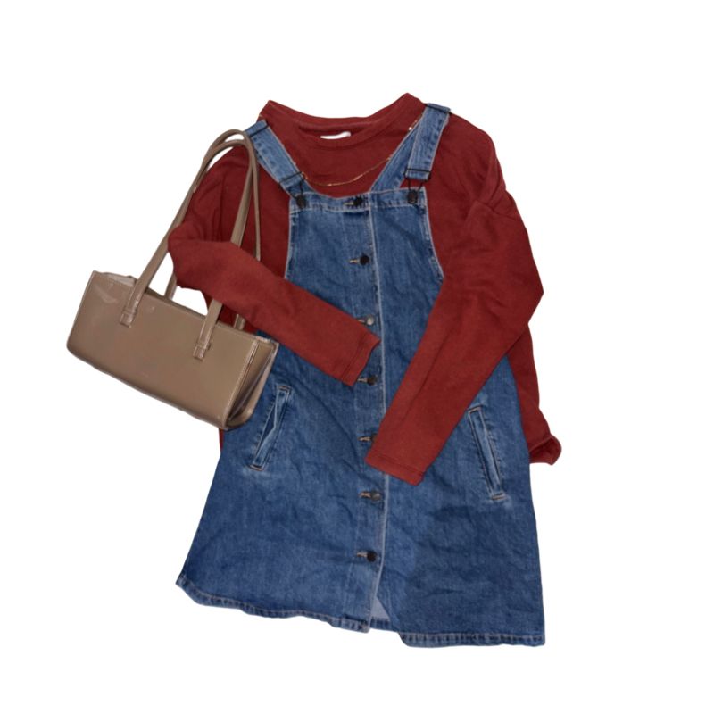 Overall Denim Dress, foto 2