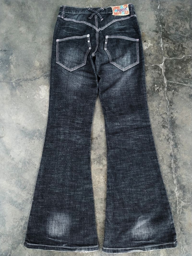 Rock n roll pentys flare jeans, foto 3