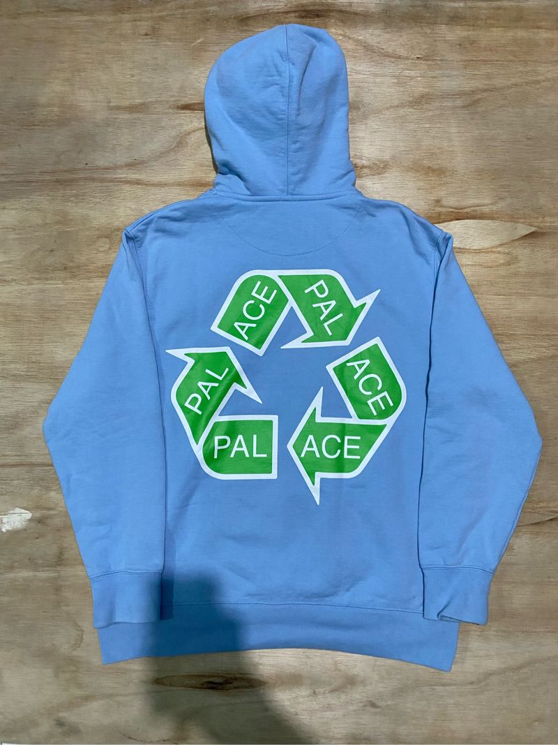 Palace P-Cycle Hoodie Soft Blue Original, foto 2