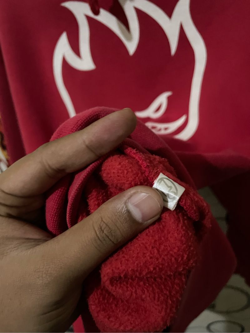SPITFIRE BIG HEAD LOGO - RED, foto 5