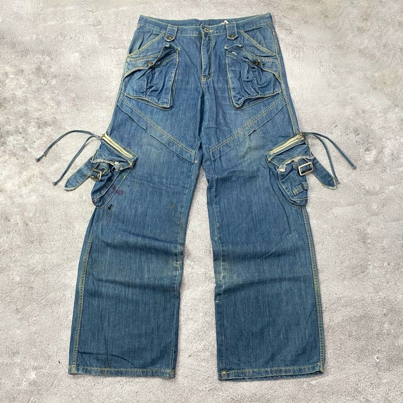 Kakamer-RI bondange cargo jeans, foto 4