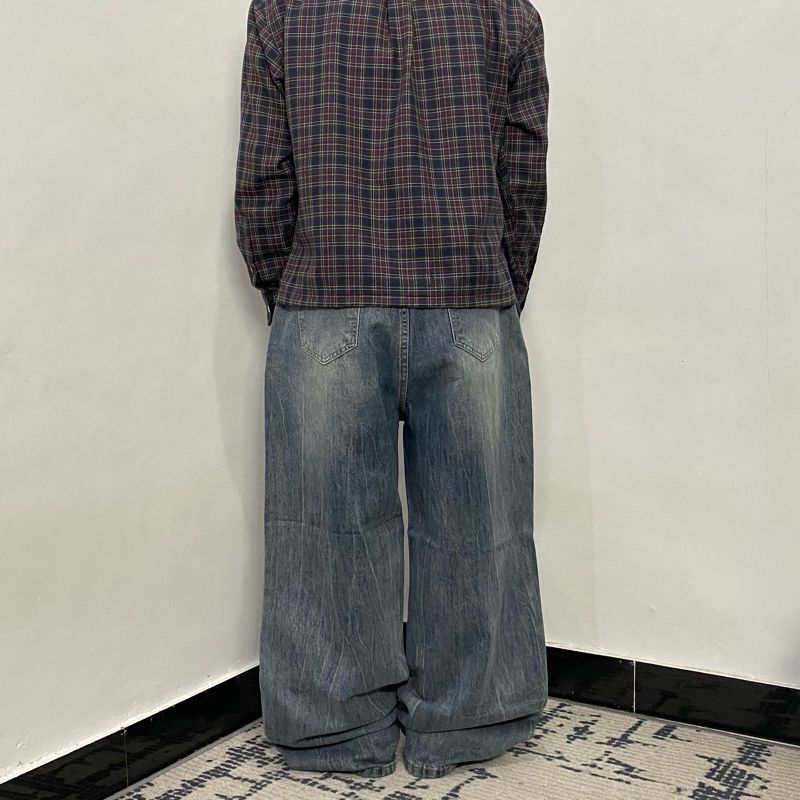 Baggy Washed Blue jeans, foto 2