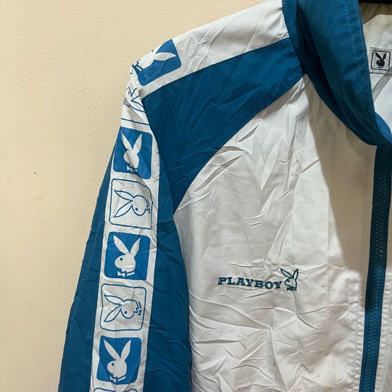 Playboy vintage windbreaker tapped jacket, foto 2
