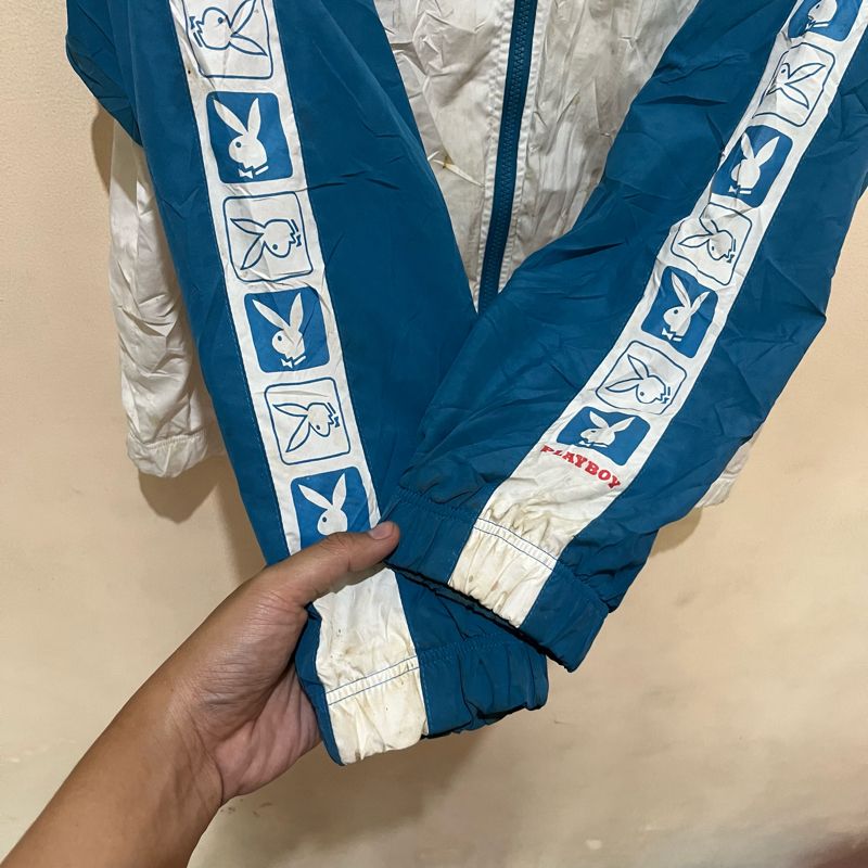 Playboy vintage windbreaker tapped jacket, foto 5