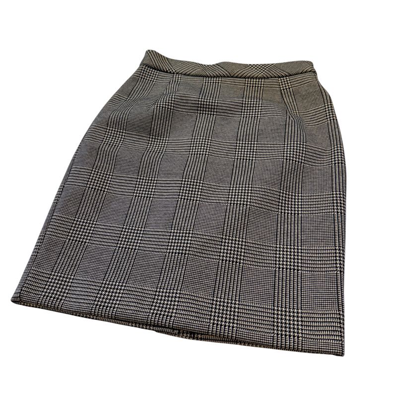 H&M Work Houndstooth Checkered Pattern Mini Skirt Rok Mini K, foto 2