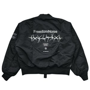 GU x UNDERCOVER Avant Garde Bomber Jacket Pria Black