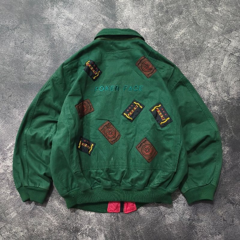Vintage Pokerface Flight Jacket, foto 2