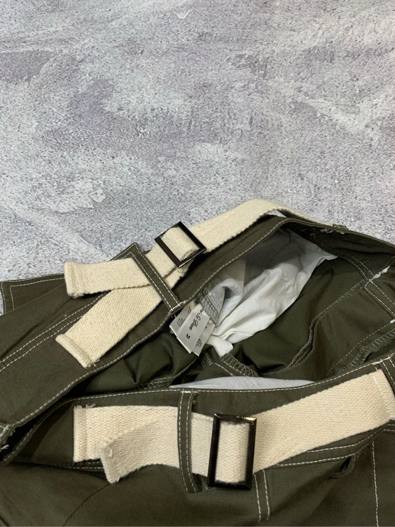CARGO PANTS GREEN WHITE STITCHING, foto 6