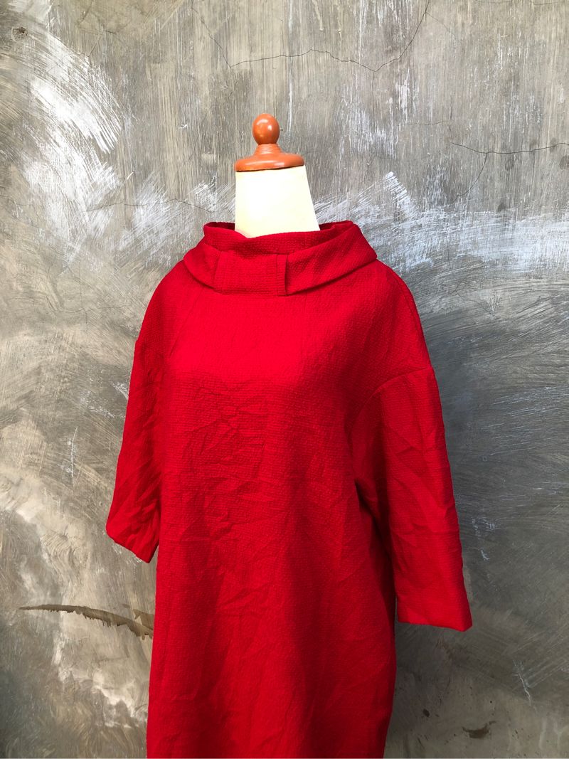 Cop Copine Red Midi Dress, foto 2