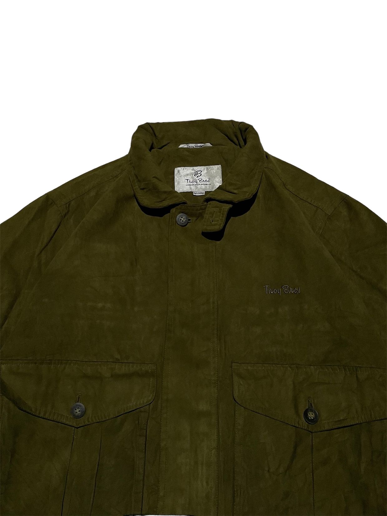 Vintage Bomber jacket Pria green khaki, foto 4