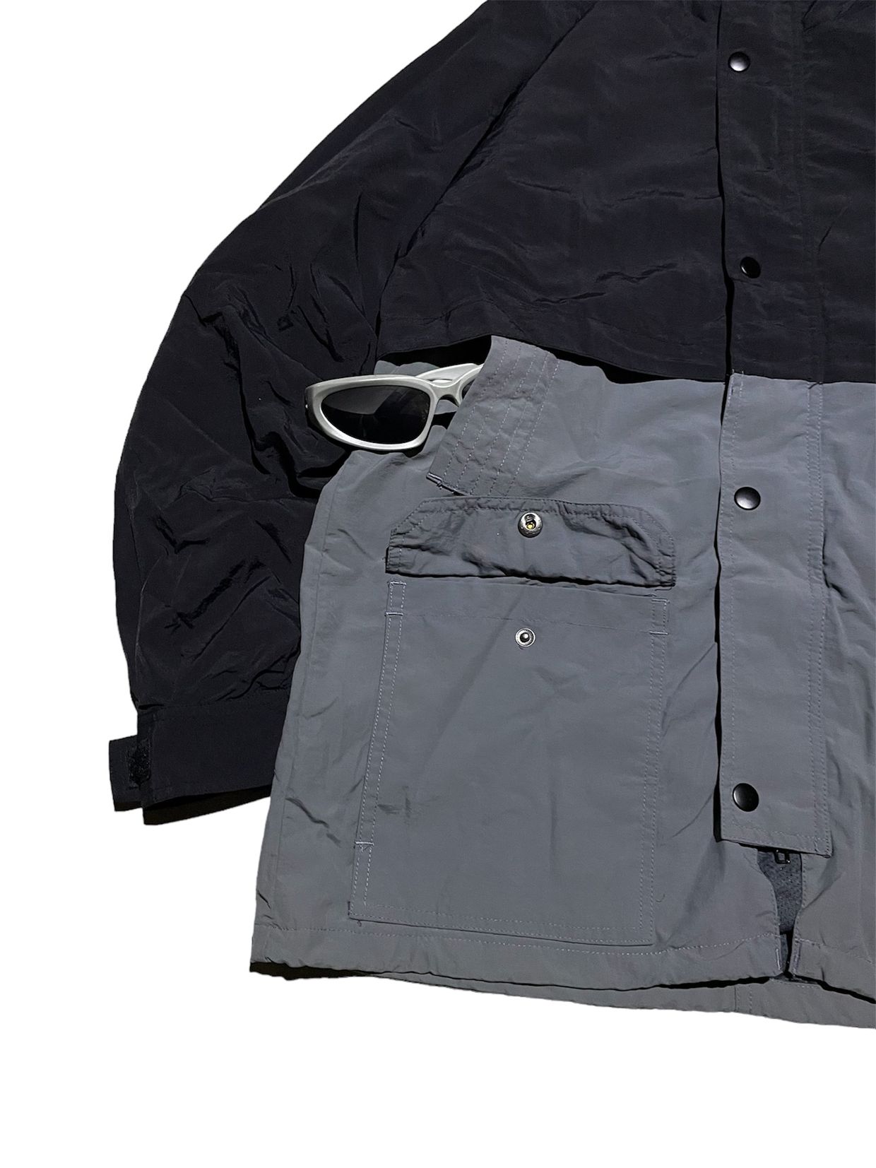 Y2K Parka Pria black gray, foto 6