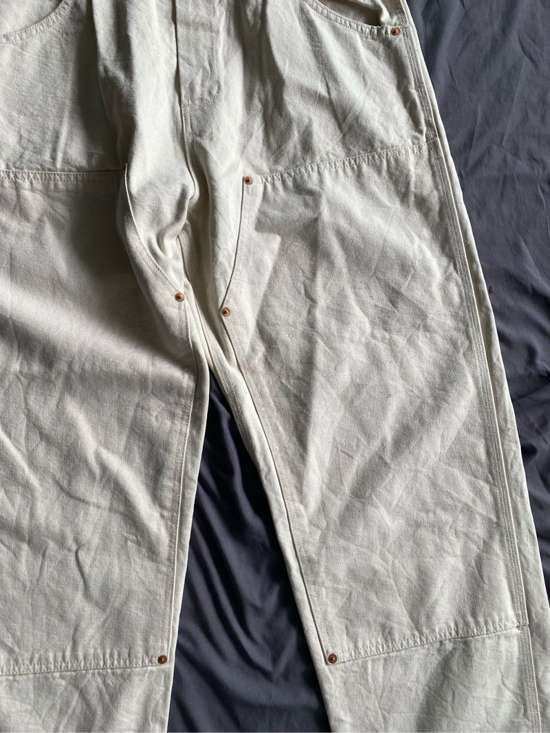 Double knee canvas reguler pants, foto 3