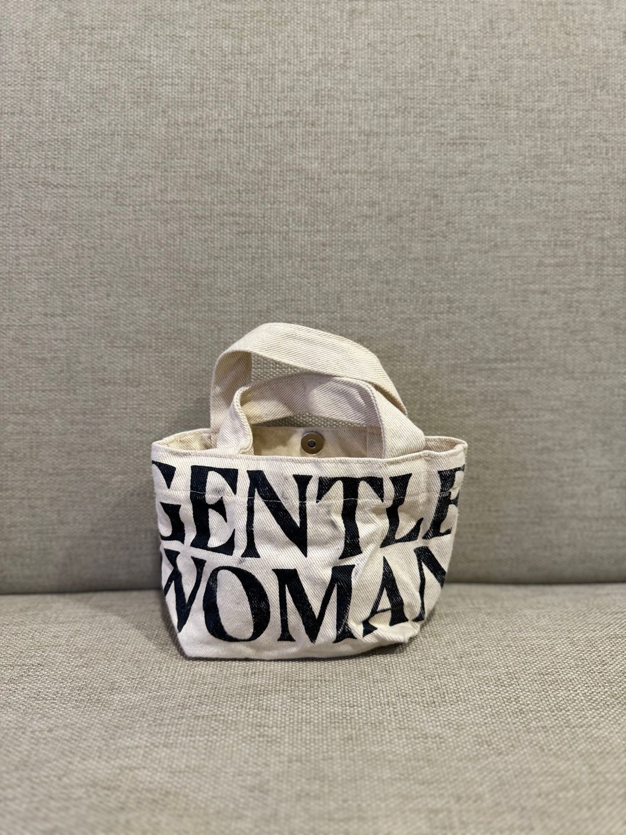 GENTLEWOMAN Minimalist Casual Tote bag Wanita cream