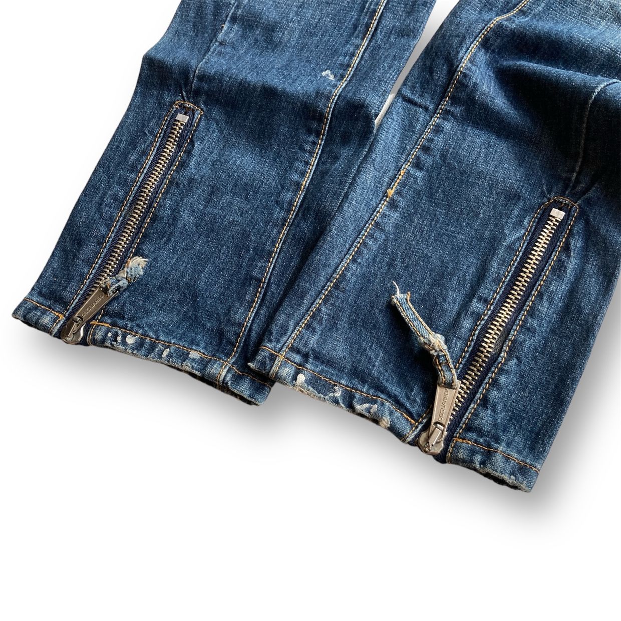 DSQUARED2 Goth Biker Jeans Pria blue, foto 3