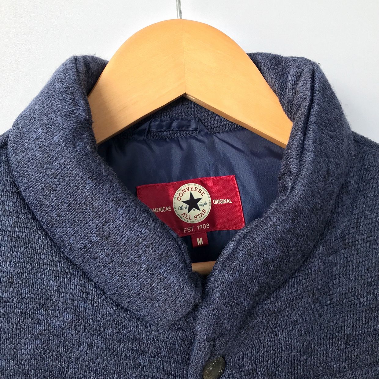 Converse Casual Vest Pria navy blue, foto 5