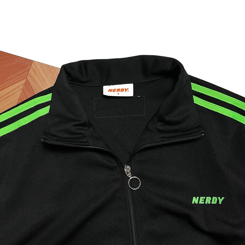 Tracktop Nerdy Black Stripe Green, foto 4