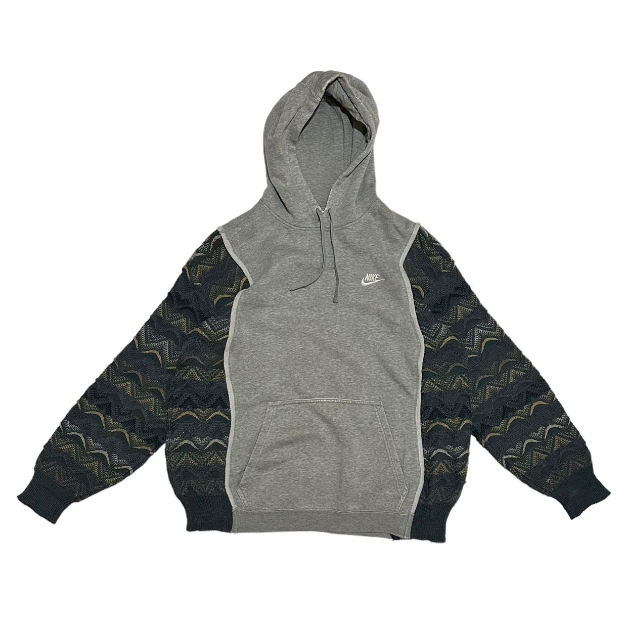 Nike hoodie x knitt 3d Reworked, foto 3