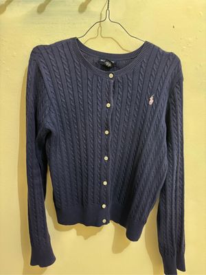 cardi navy polo ralph lauren
