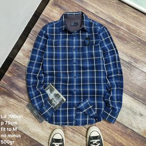 FL12 kemeja flanel flannel pria GAP size M