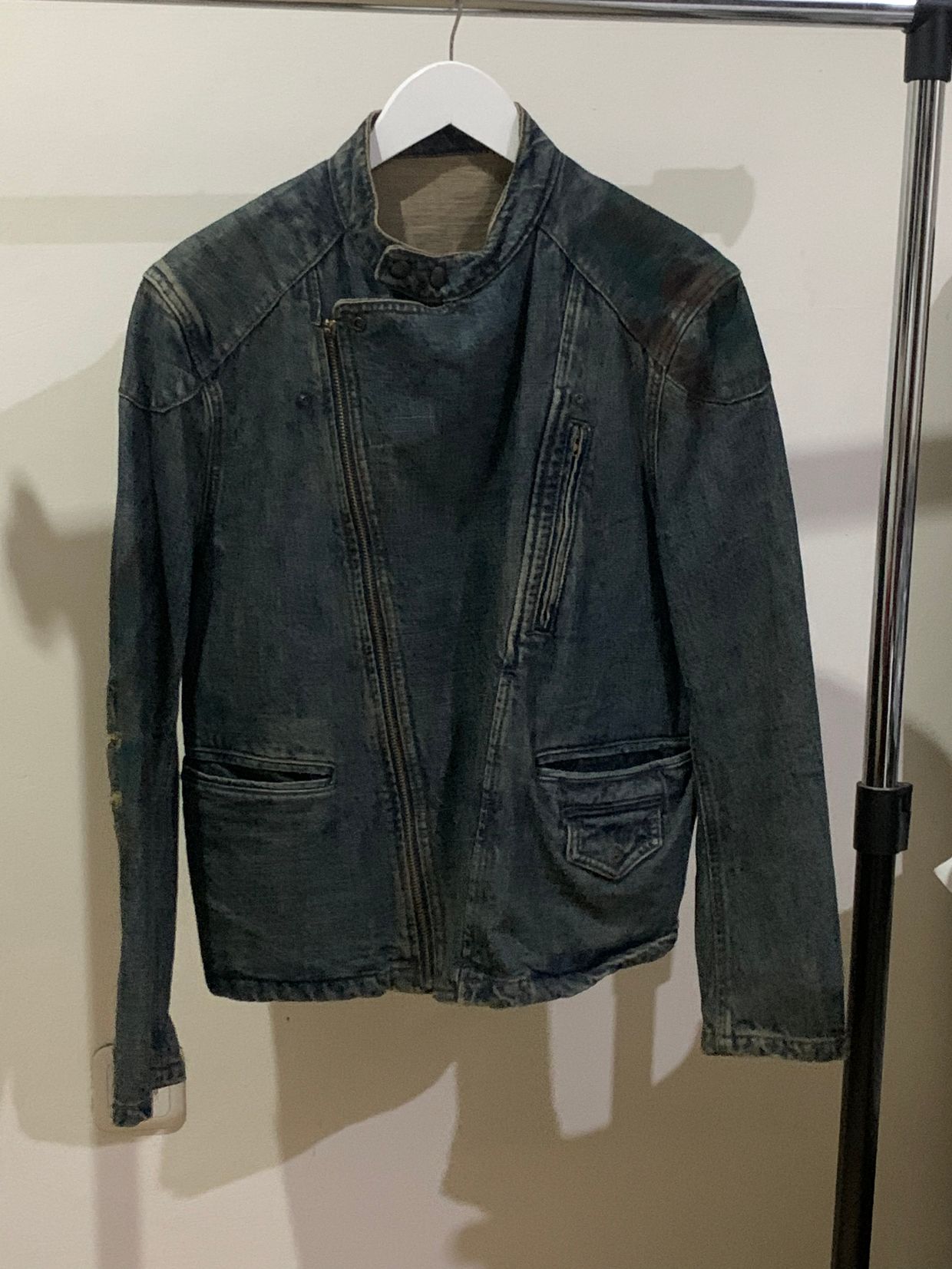 PPFM denim biker jacket, foto 3