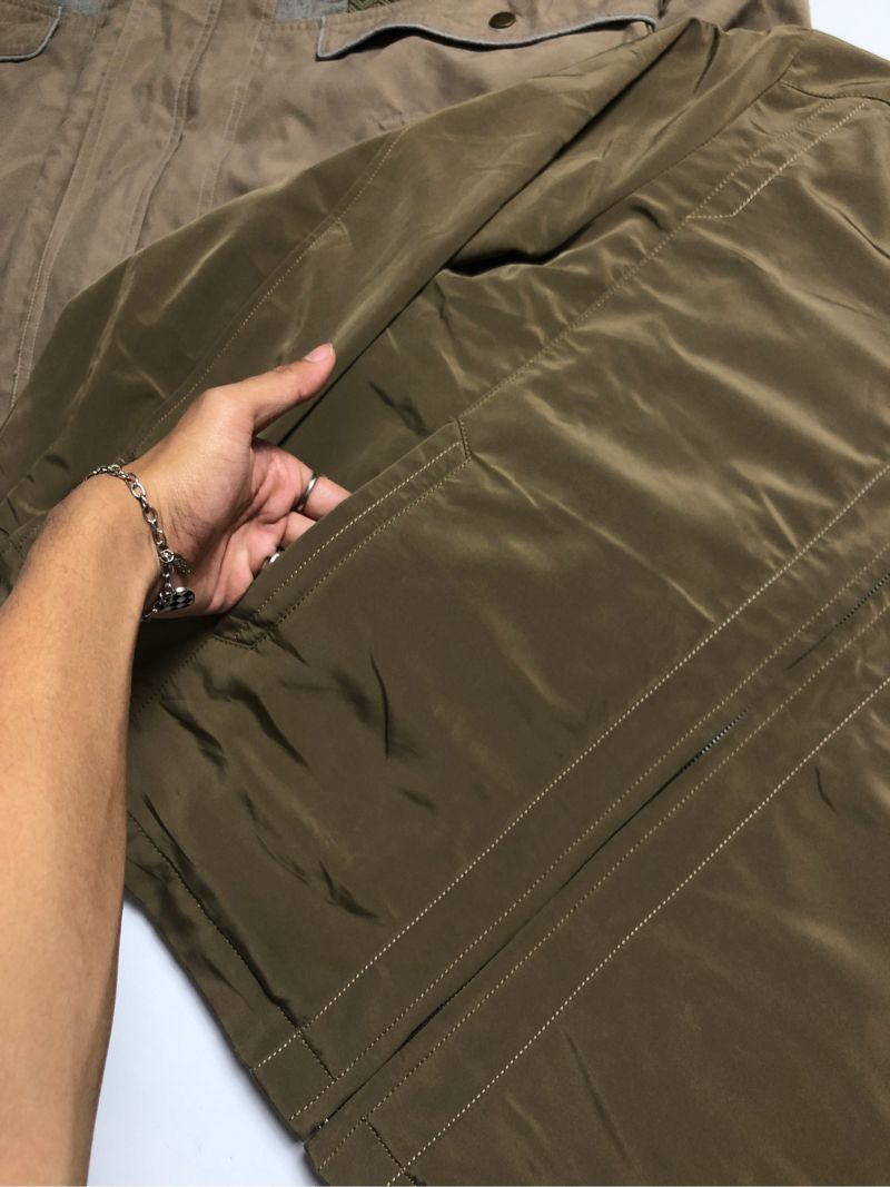 Vintage Bomber jacket Pria tan brown, foto 4