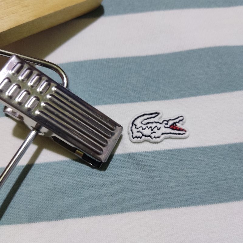 Kaos Striped LACOSTE Green colour Size No 2, foto 6