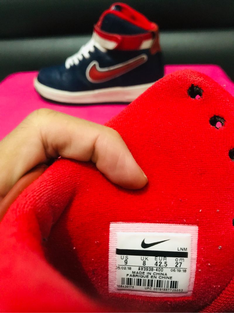 Nike Air Force 1 High LV8 NBA 'Washington Wizard', foto 8