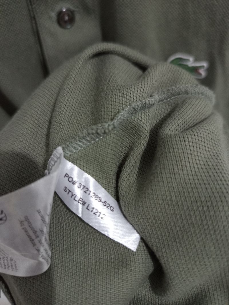 Polo Shirt Lacoste Basic Army, foto 3