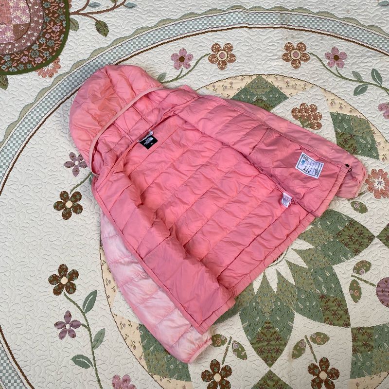 Jacket winter puffer anak the north face pink, foto 5