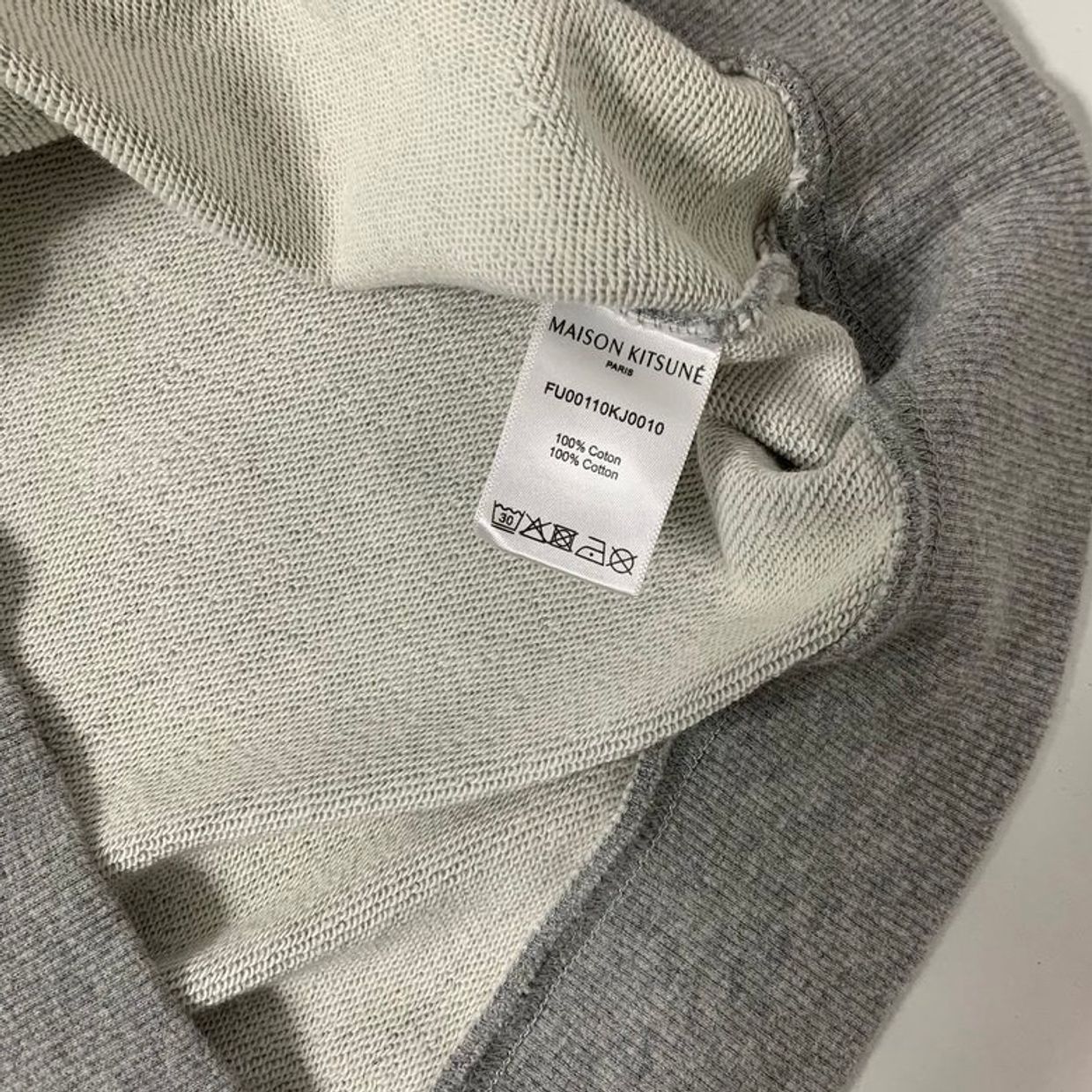 Maison Kitsuné Luxury Sweater Pria gray, foto 5