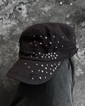 Vintage Studded Cadet Hats