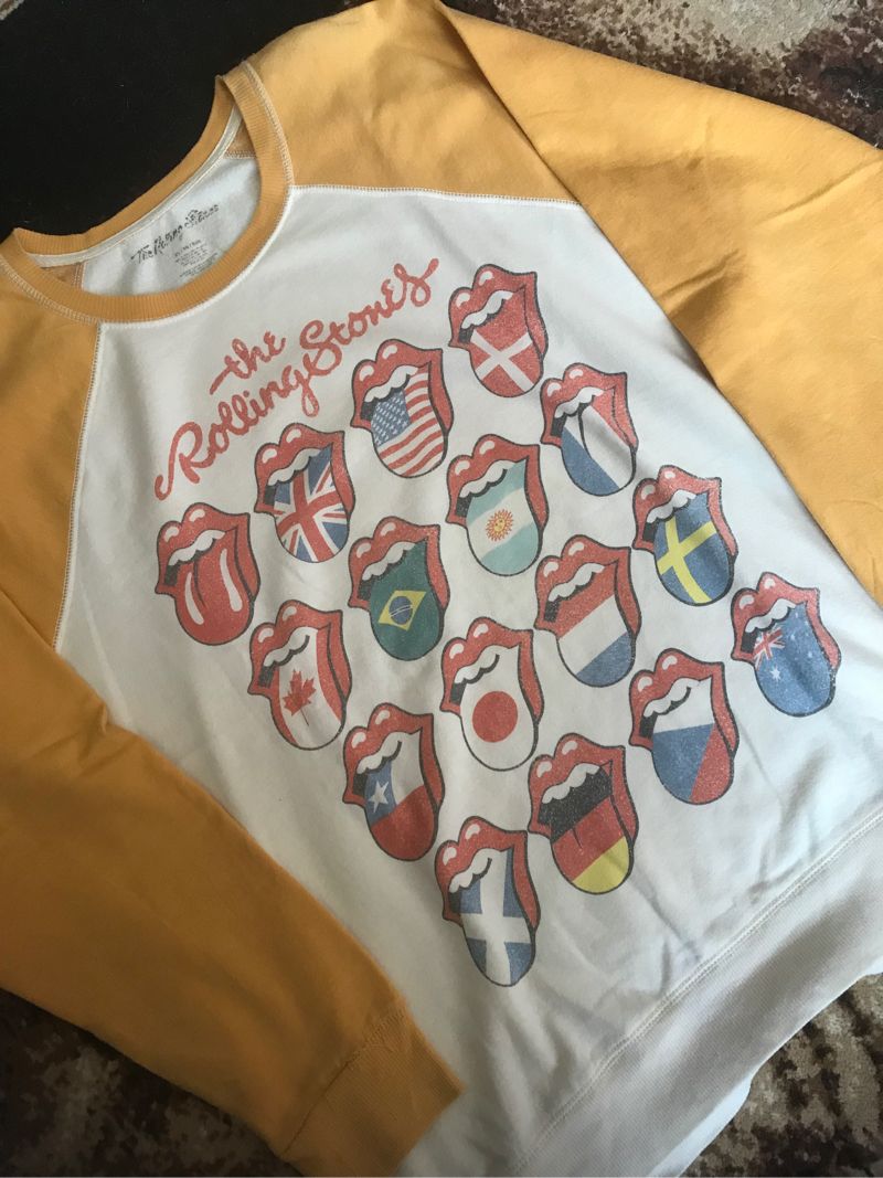 Crewneck Rolling Stones Flag by American Eagle, foto 2
