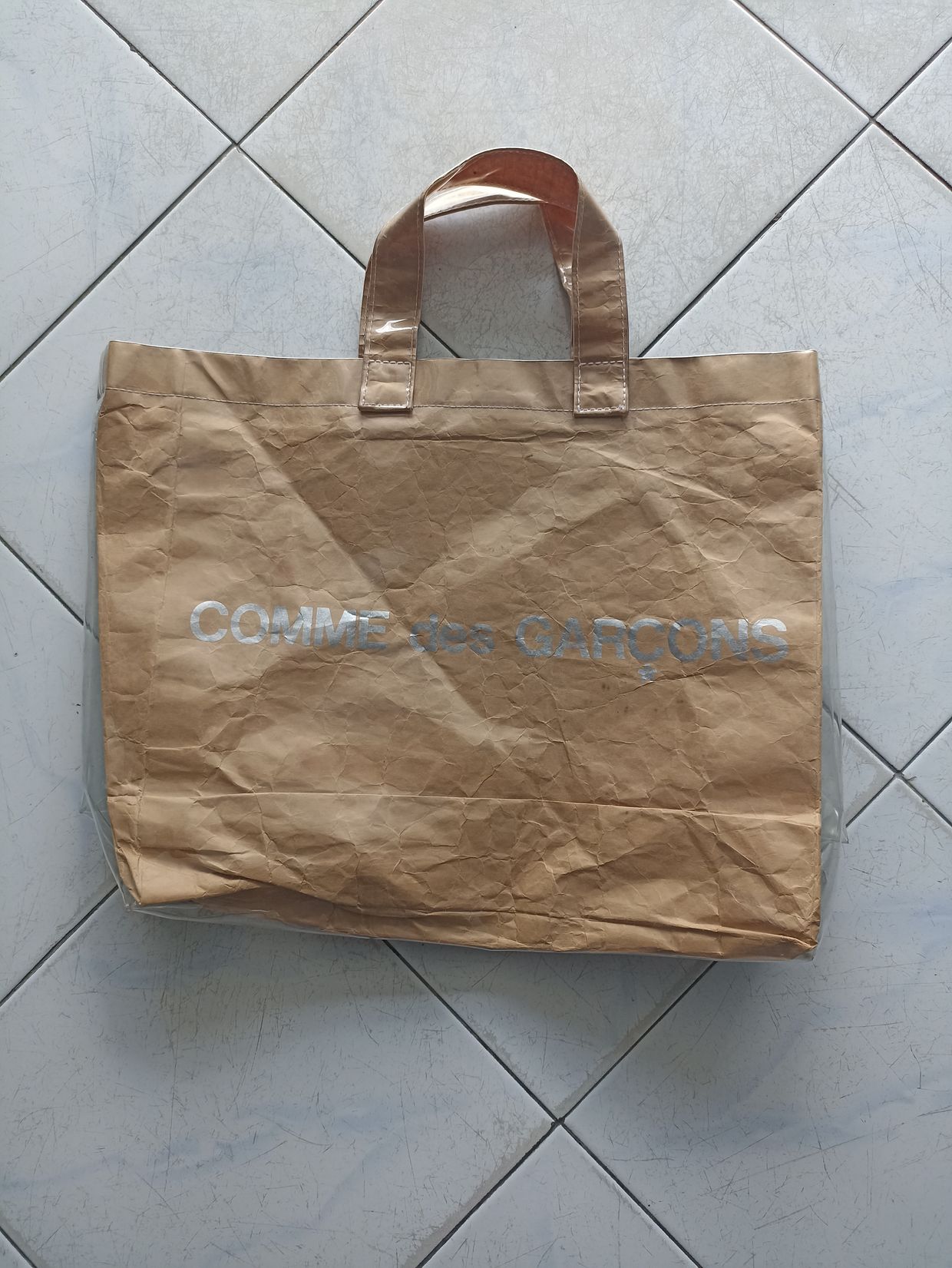 COMME des GARÇONS Y2K Tote bag Wanita orange