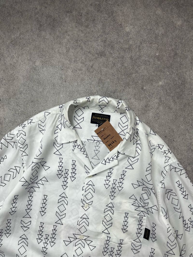 Pendleton pattern open collar shirt, foto 2