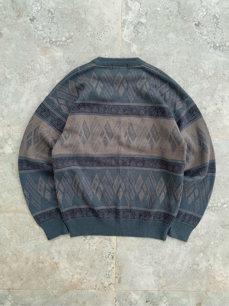 Goldlidon Multicolor Geometric Pattern Knitwear, foto 2