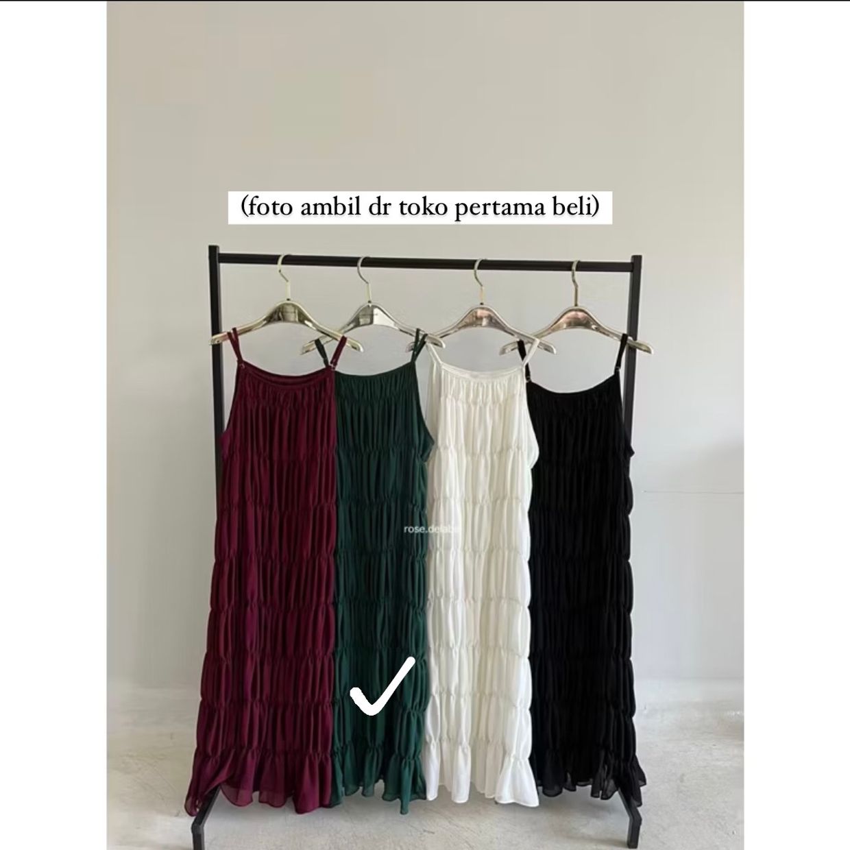 Casual Going out dress Wanita green