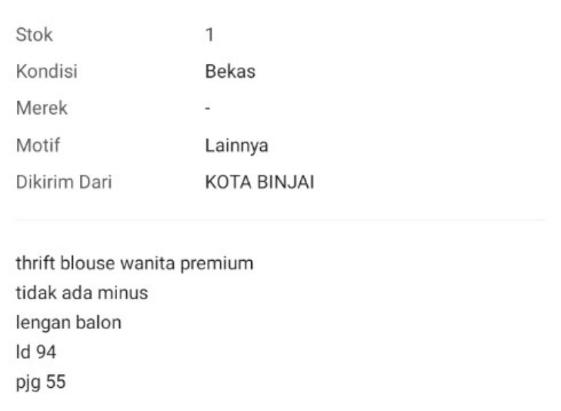 blouse wanita premium, foto 5