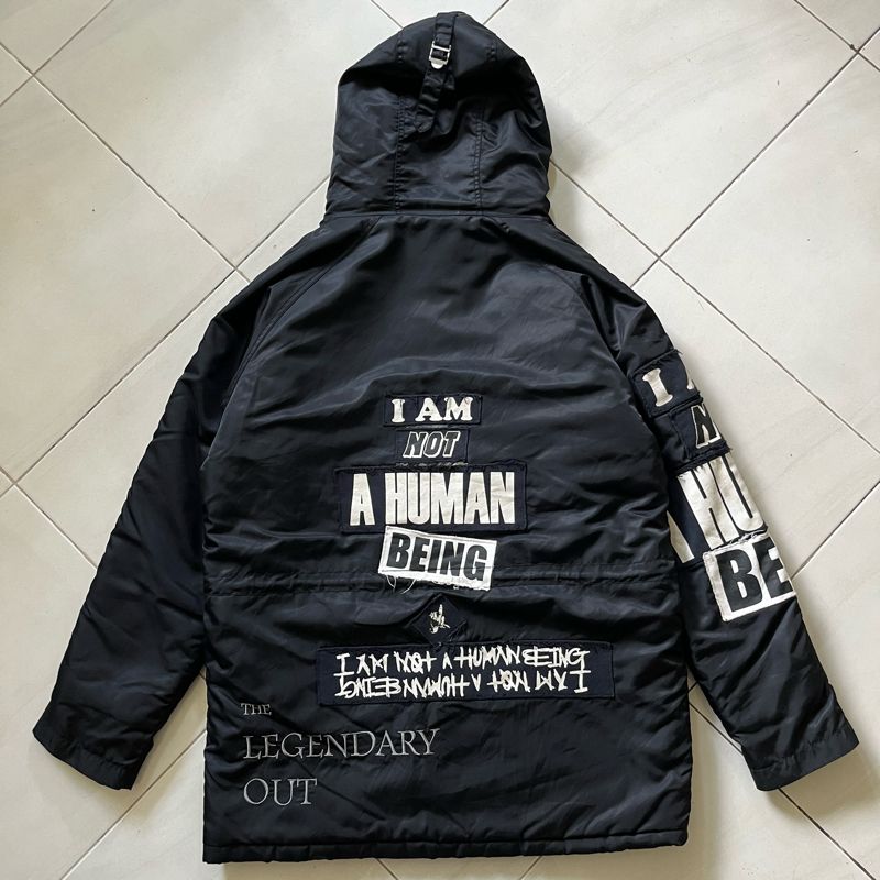 IAM NoT HUMaN BEING N3B PARKA JAKET, foto 8