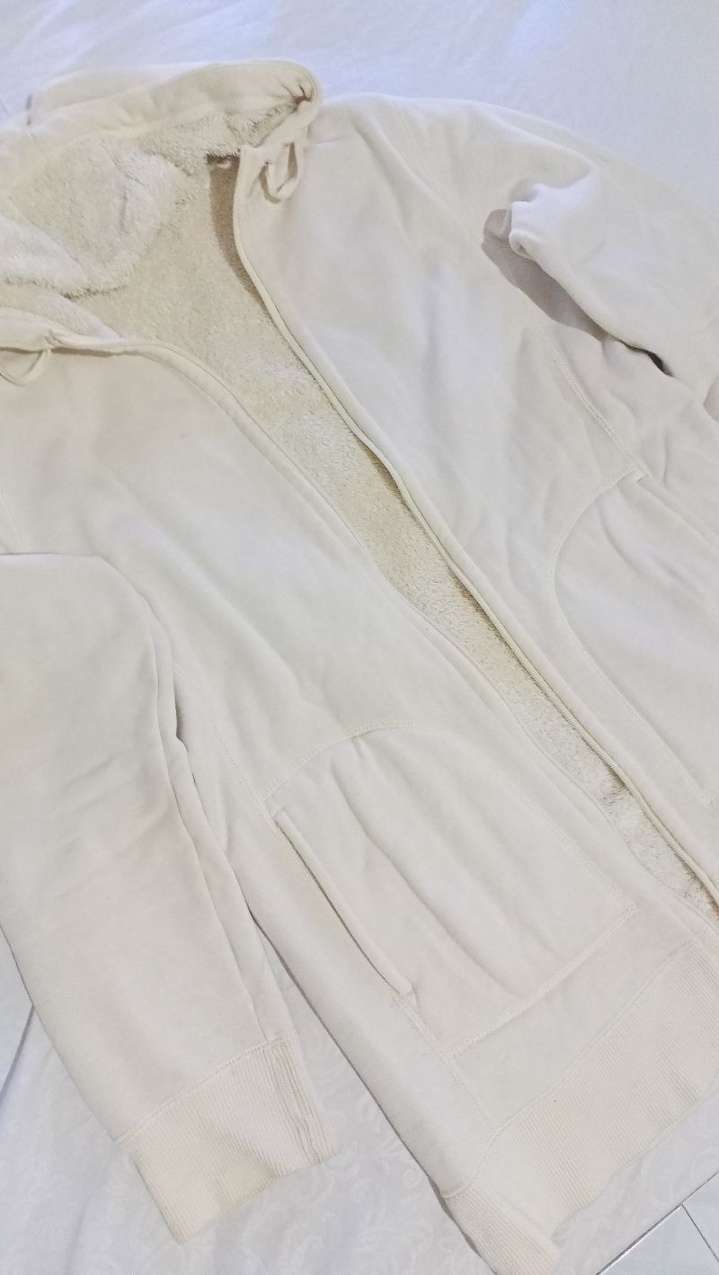 jaket hoodie broken white, foto 2