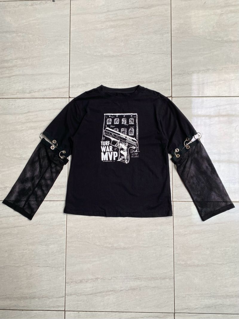 Punk Rave Black T-shirt, foto 3