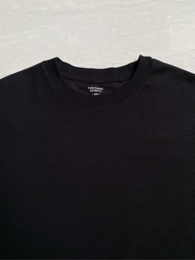 GU FUNCTIONAL MATERIAL DRY Black Long Sleeve T-shirt, foto 5