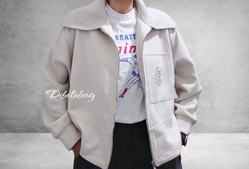 Jaket crop tebal ziper, foto 2