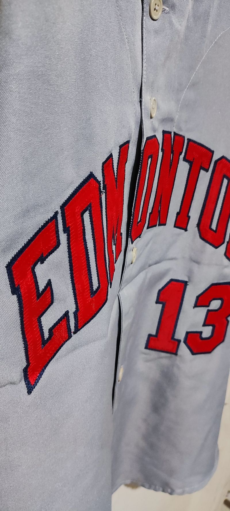 90,s Edmonton trappers baseball jersey, foto 5