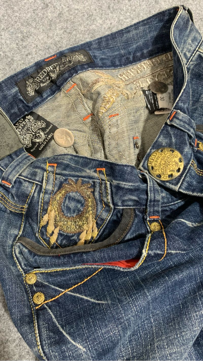 Denim rare redpepper vintage wide leg, foto 8